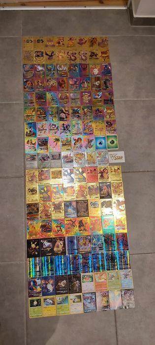 Karty Pokemon oryginalne różne 136 szt. Zestaw