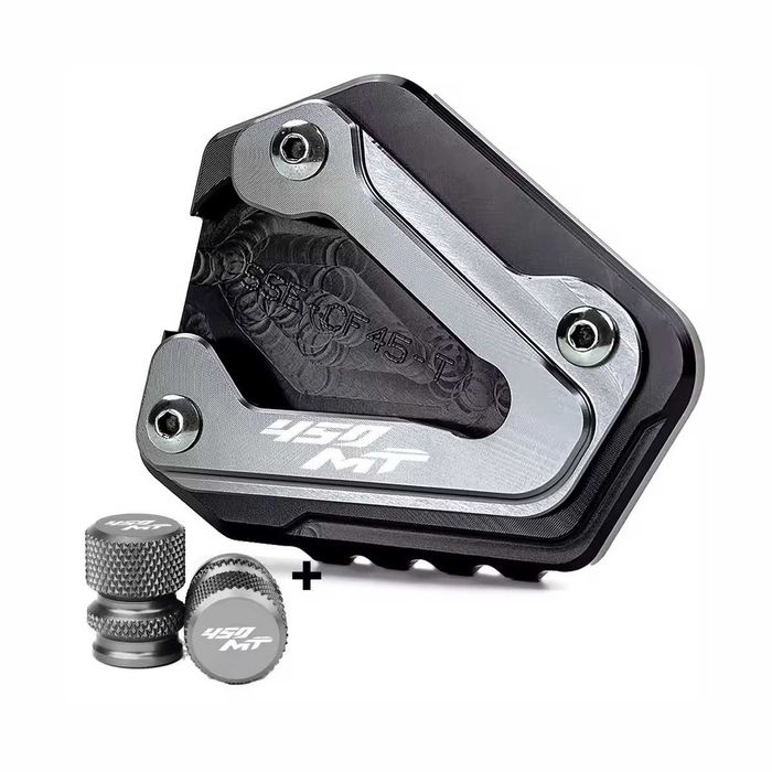 Kit CFMOTO 450MT - alargador descanso CNC + tampas válvulas