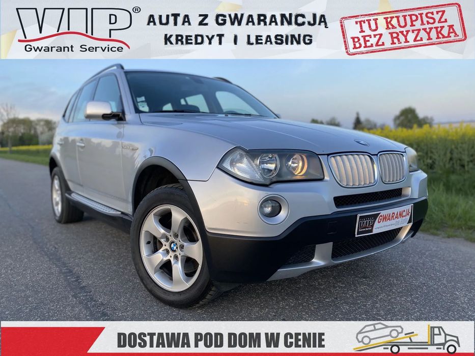 BMW X3 4x4 2.0d Bezwypadek / PISEMNA GWARANCJA w cenie / Transport / KREDYT