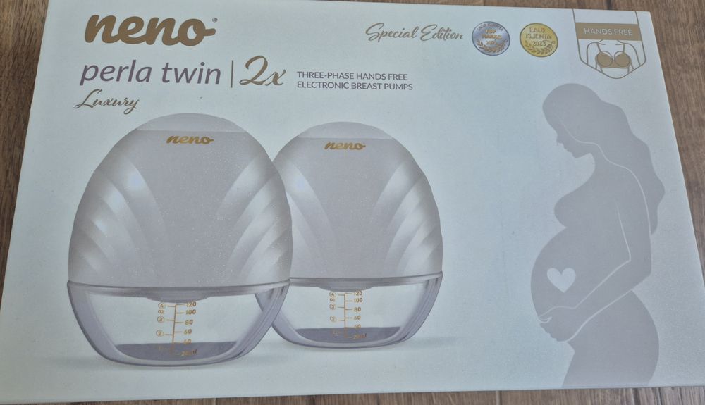 Neno perla twin laktator podwójny muszlowy