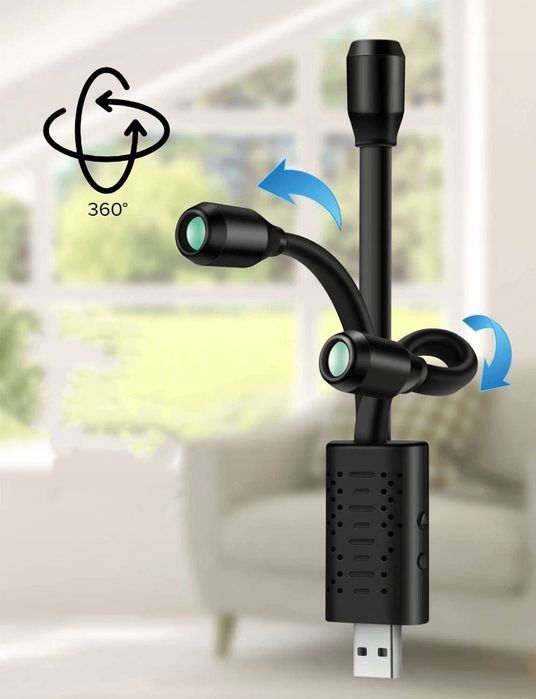MINI UKRYTA KAMERA Szpiegowaska WIFI usb powerbank elastyczna