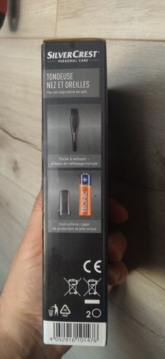 Німецький Тример для волос вух , носа, брів. Silver Crest