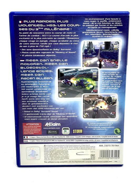 XG3: Extreme-G Racing PS2 Po Angielsku