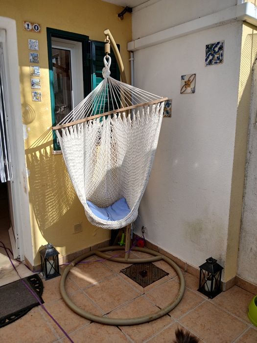 Cadeira de baloiço c/ suporte