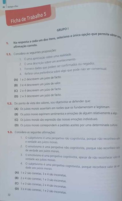 Ponto de fuga - Caderno de atividades - 10º ano