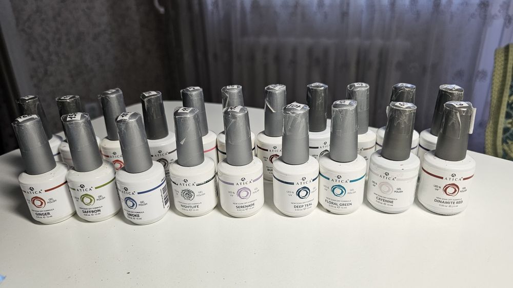 Гель лаки Атика 15мл