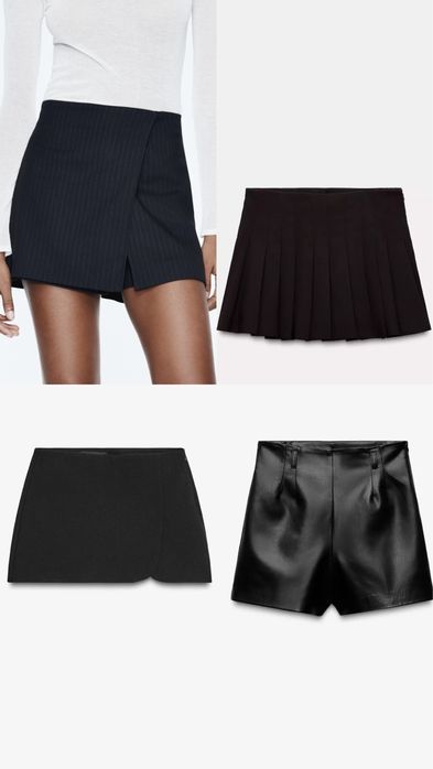 Спідниці zara/ шорти zara