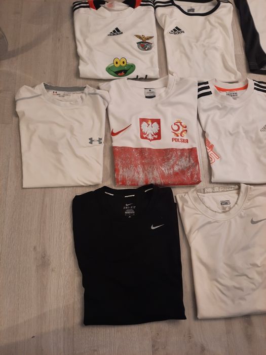 Zestaw koszulek treningowych, rozm. S-M