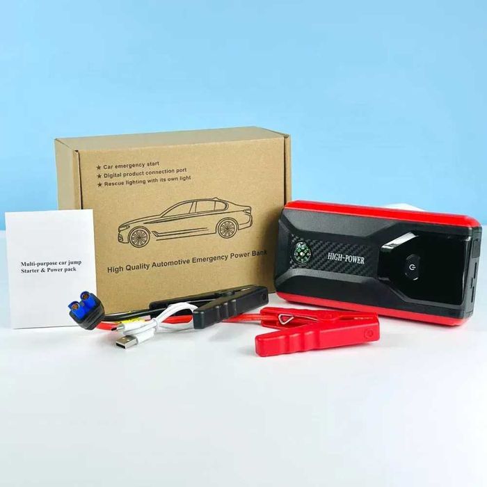 Автомобільний пуско-заряд.пристрій Бустер JumpStarter J15 28000mAh