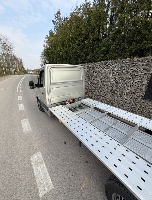 Najazd lekki (147 kg !! ) Zabudowa aluminiowa panelowa PRODUCENT, autolaweta platforma najazd aluminium, laweta Sprinter Ducato Master Crafter Movano
