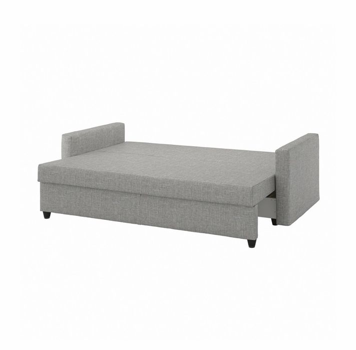 Sofá-cama de 3 lugares com arrumação – Como novo!