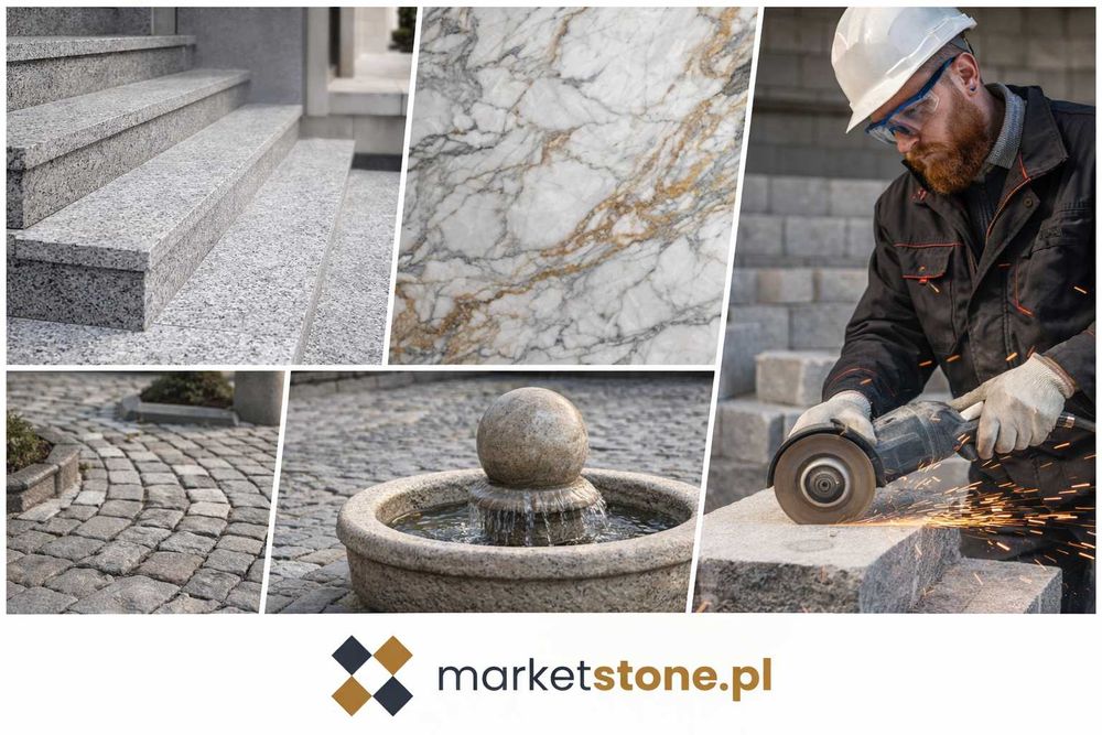 Parapet granitowy G603 - produkujemy pod wymiar, Schody kamienne