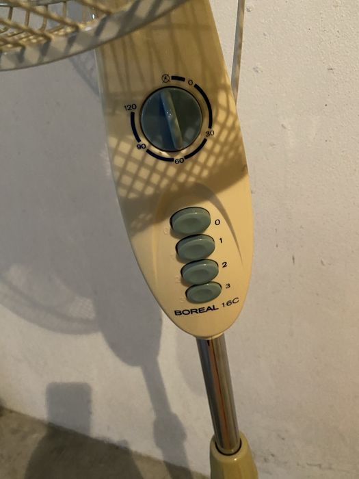 Ventoínha a funcionar