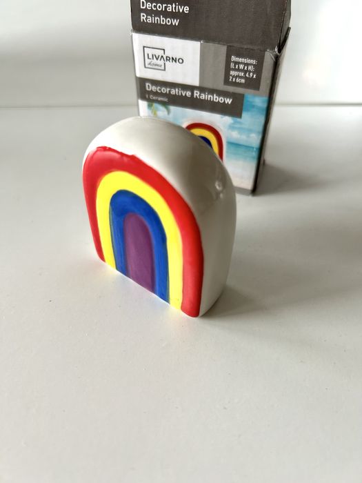 NOWA Ozdoba ceramiczna tęcza 6 cm
