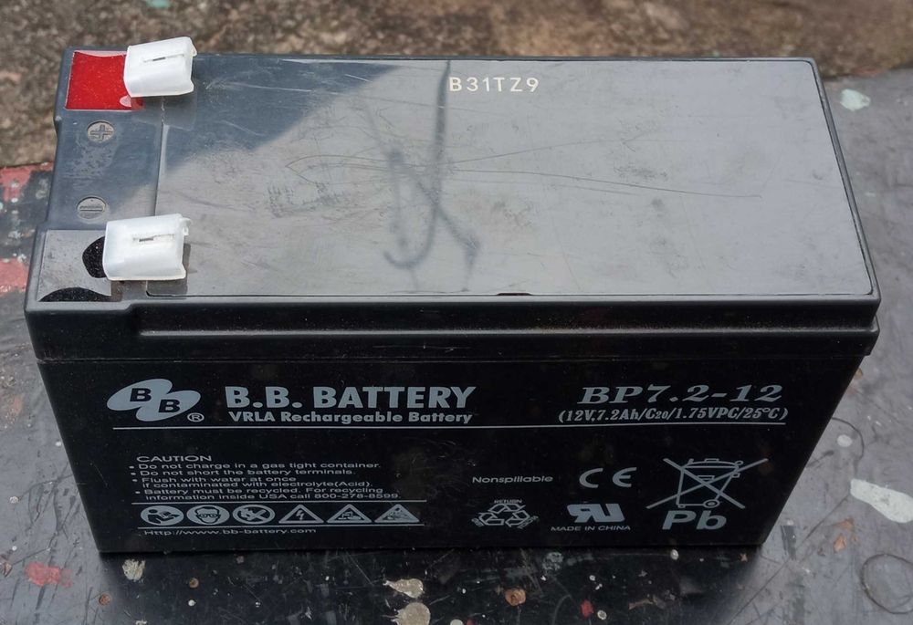 Акумулятор для ДБЖ (UPS) B.B. Battery BC 7.2-12