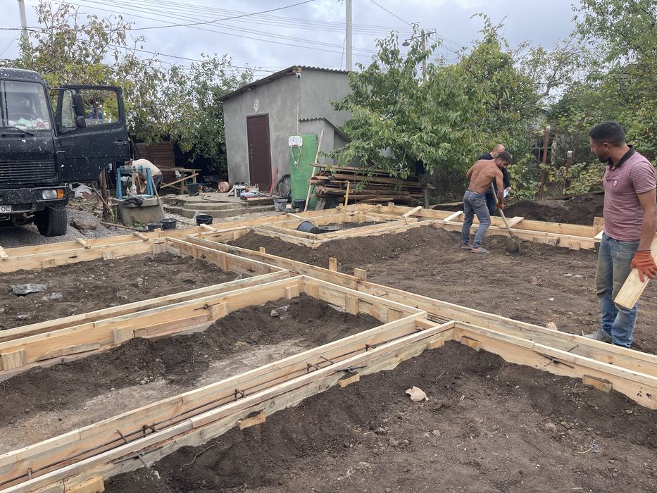 Заливка фундамента в Киеве