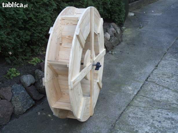 Koło Młyńskie 120 cm Ozdoba do ogrodu