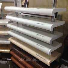 Пластикові підвіконня Opentek, Plastolit, Kraft, Sauberg.