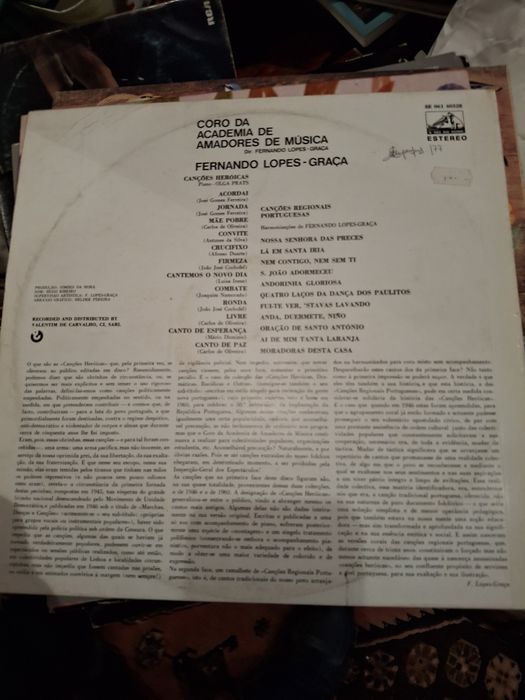 Lote Elvis Koan Baez April Wine Fernando Lopes Graça