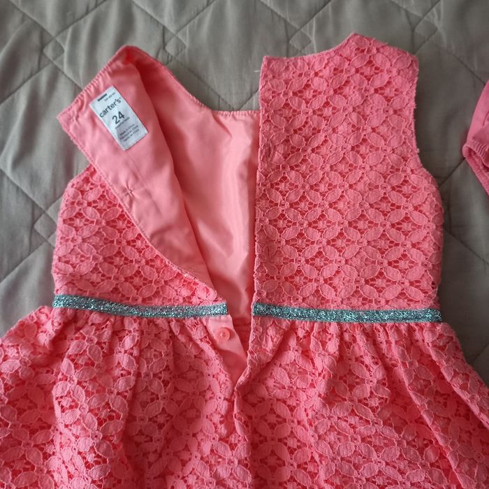 Платье 2 шт.  нарядное с трусиками 24 м картерс