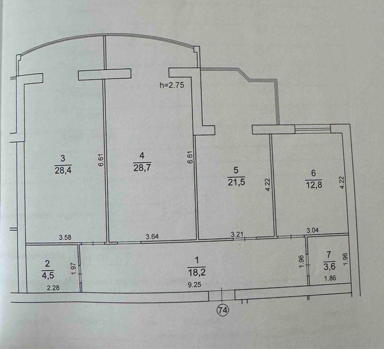 ЖК Ковалівський , простора 3.кв - 118 м.кв !!