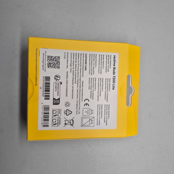 Słuchawki bezprzewodowe Realme Buds T200 Lite; Komis Jasło Igielna