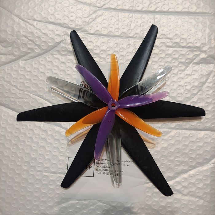 Пропелеры для Fpv 17"15"13"10"9"8"7"5" дрона Gemfan.HQ Prop 10X5X3. 9×