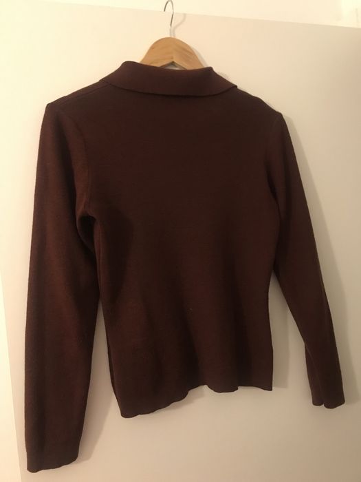 Camisola de malha bordeaux Beneton