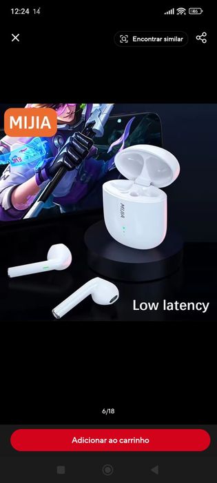 Phones bluetooth Novos com caixa power bank