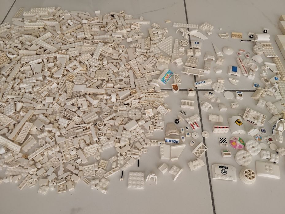 LEGO peças original cor branca