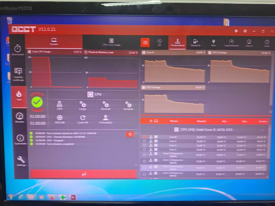Komputer HP Compaq Elite 8300 SFF I5 3gen 8GB RAM 80GB HDD WIN7 PRO