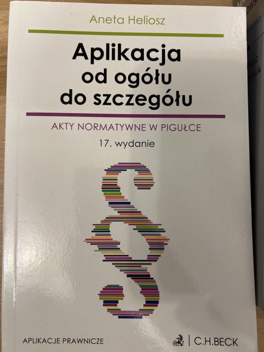 Aplikacja radcowska wyd 18 i aplikacja od ogółu do szczególu - zestaw