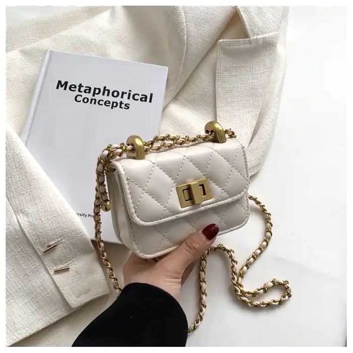 Міні Сумка в стилі Chanel - Біла Сумочка