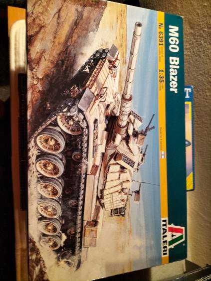 Italeri M60 Blazer 1/35 /dodatki Bronco, metalowa lufa/