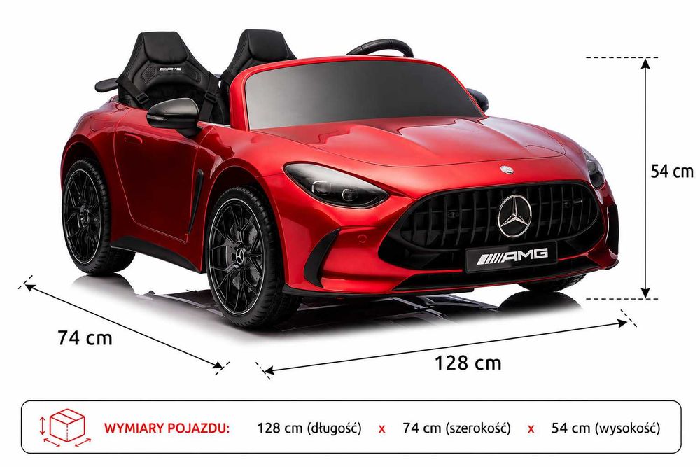 Auto Na Akumulator Mercedes GT63 AMG Pilot Dla Rodzica z napędem 4x4