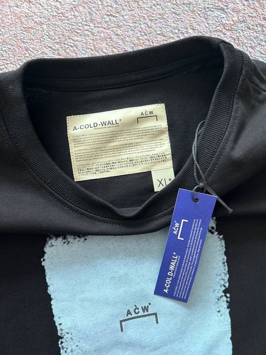Футболка ACW / A-Cold-Wall T-shirt big logo чорна
