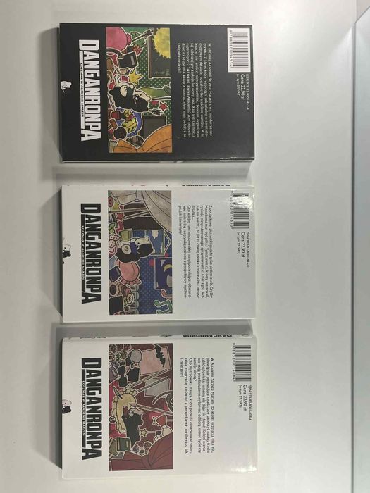 Manga Danganronpa 1, 2, 3 tom