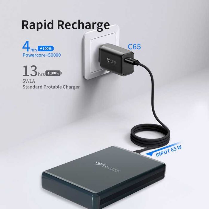 Павербанк Voltero 50000 mAh 100W