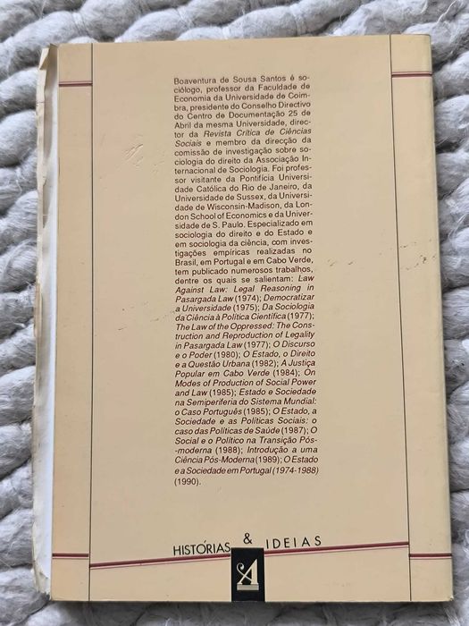 Um Discurso Sobre as Ciências
de Boaventura de Sousa Santos