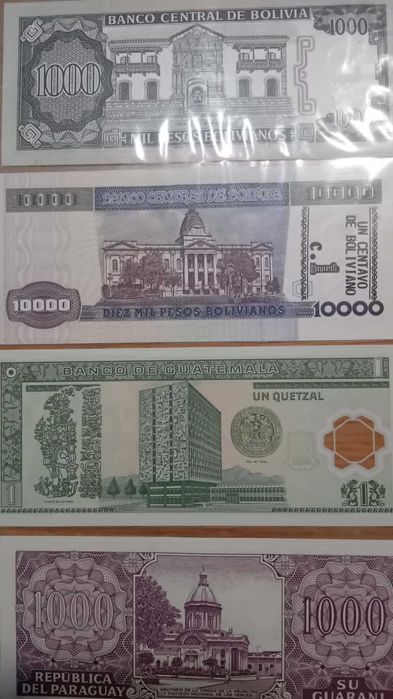 Sprzedam banknoty z  Ameryki południowej
