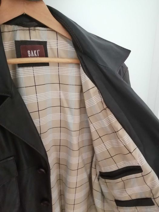 Marynarka skórzana męska Saki rozmiar 54