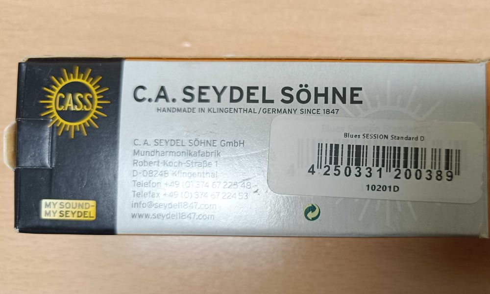 Harmonijka ustna Seydel D-dur