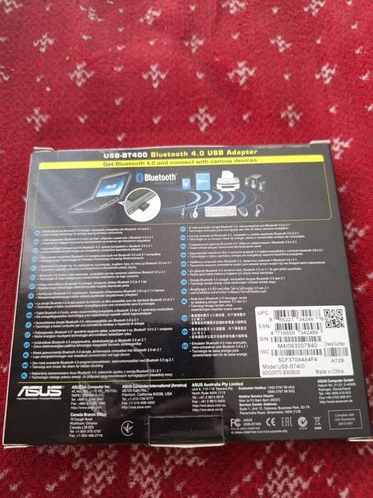 Asus USB-BT400 Bluetooth Adapter