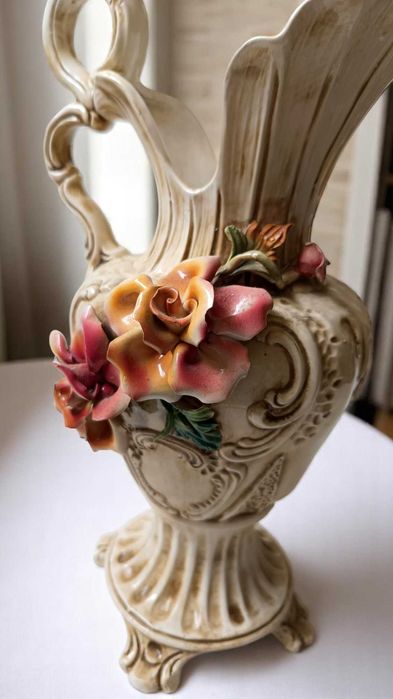 Ceramiczny Stylowa Dzban z Różami