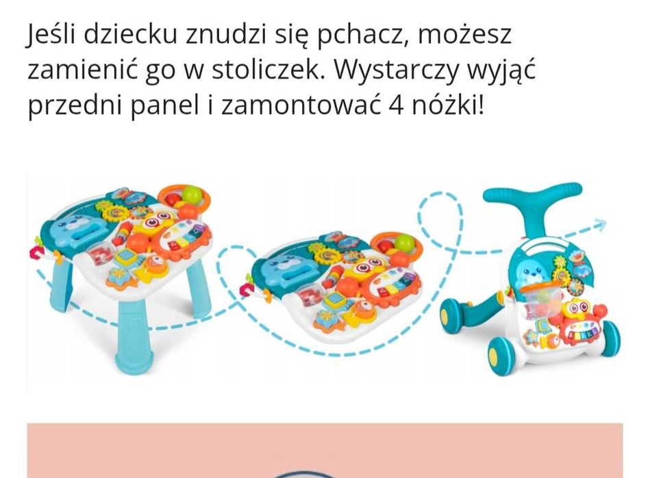 Pchacz, stoliczek, jeździk