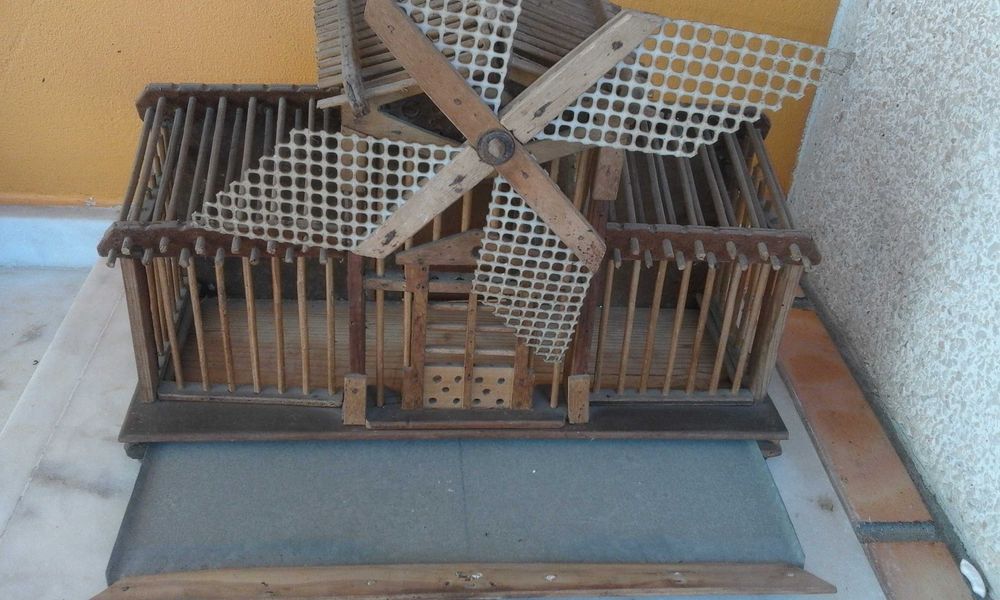 Gaiola antiga artesanal