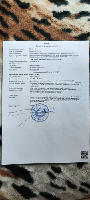Земельна ділянка "Для індивідуального садівництва"