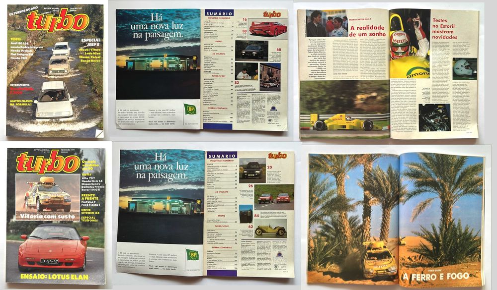 Coleção de revistas Turbo de 1991 (completa)