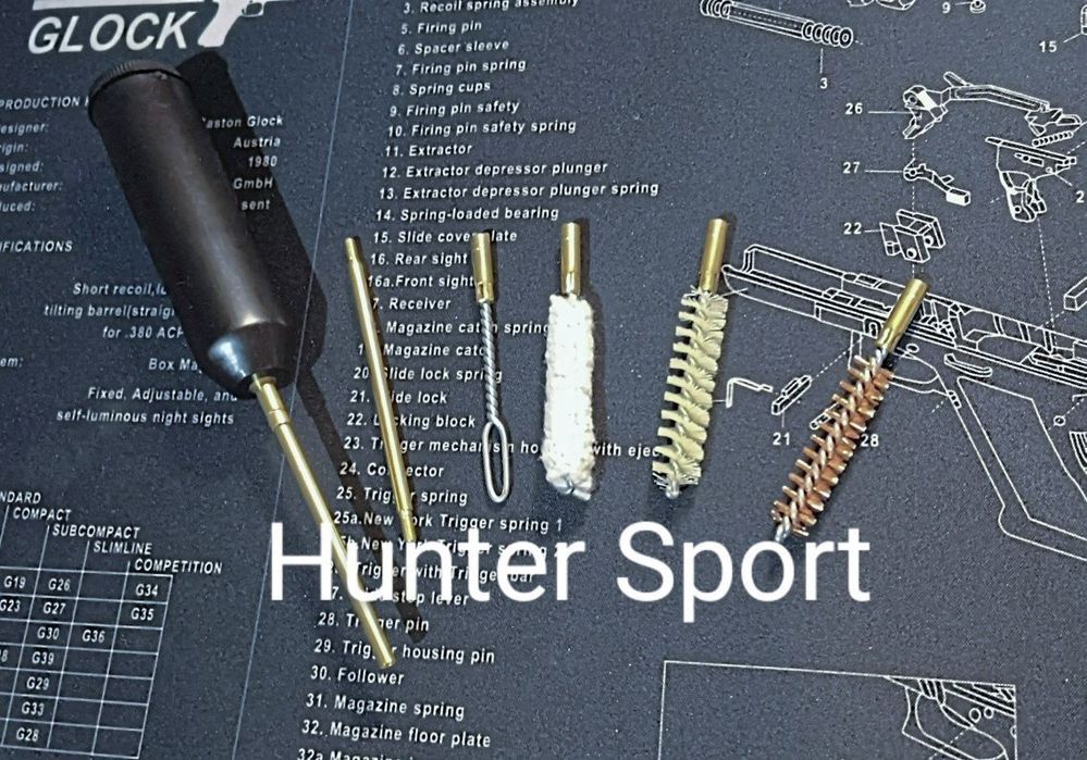 Набор для чищення нарізної зброї West Lake Tactical. Набір для чистки нарезного оружия ПМ Форт Glock Sig Sauer Colt