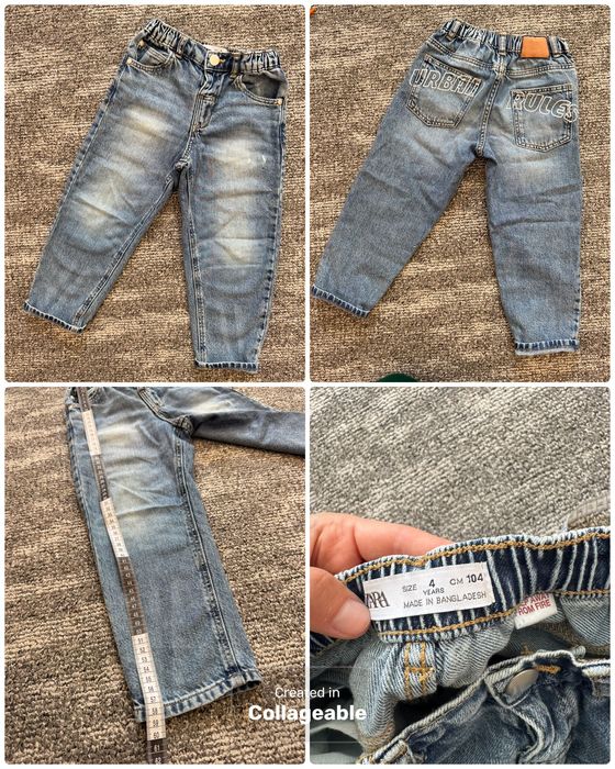 Джинси baggy Zara широкі прямі